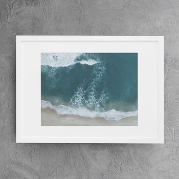 Ocean Beach Wave Coastal Art Print, 4 of 10