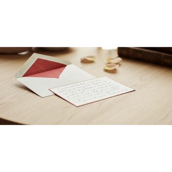 Handwritten Correspondence Cards With Lined Envelopes, 4 of 9