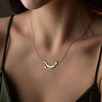 Ocean Spirit Dolphin Necklace, 7 of 10
