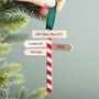 Family Sign Post Hanging Christmas Decoration, thumbnail 2 of 2