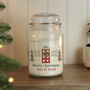 Personalised Family Home Christmas Candle Jar, thumbnail 3 of 4