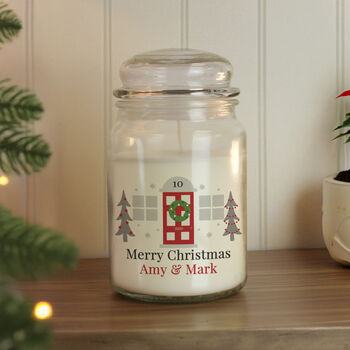 Personalised Family Home Christmas Candle Jar, 3 of 4