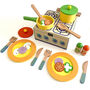 Wooden Toy Kitchen Accessories Cook And Dine Set, thumbnail 1 of 8