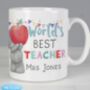 Best Teacher Personalised Mug, thumbnail 1 of 4