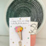 Floral Bouquet Wooden Pin Badge, thumbnail 1 of 3