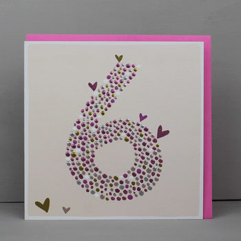6th Birthday Card For Boy Or Girl, 2 of 2