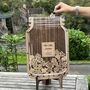 Jar Of Hearts Wedding Guestbook Alternative – Oak And Walnut Wood Design, thumbnail 1 of 4