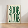 Book Club Typography Bold Wall Art Print, thumbnail 9 of 12