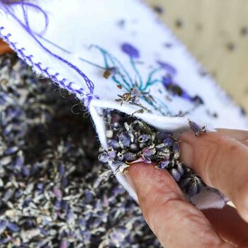 Make And Embroider A Lavender Bag Workshop Experience, 9 of 9