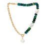 Clara Chunky Gold Fill Chain And Azurite Necklace, thumbnail 2 of 4