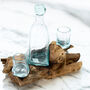 Whisky Decanter And Two Tumblers On Wood, thumbnail 3 of 9