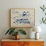 Wedding Venues Gift Art Poster, thumbnail 2 of 2