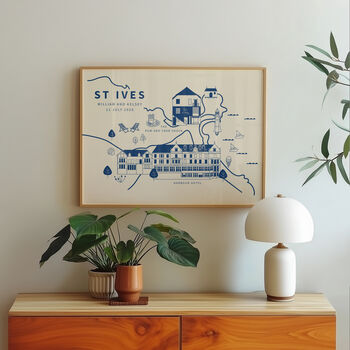 Wedding Venues Gift Art Poster, 2 of 2