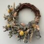 Small Spring Wreath With Dried Flowers, thumbnail 2 of 5