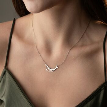 Ocean Spirit Dolphin Necklace, 6 of 10