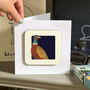 Pheasant Design Coaster Card, thumbnail 1 of 4