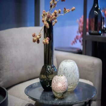 Meryna Flowervase Smoke Glass By Dut Z, 5 of 5