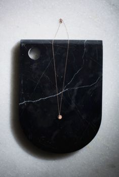 Mini Crescent Lune Pendant Disc Necklace, 5 of 8