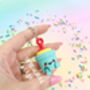 Articulated Bucket And Spade Clicker Fidget Keychain, thumbnail 5 of 5