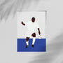 Tony Yeboah Leeds Football Poster, thumbnail 3 of 3