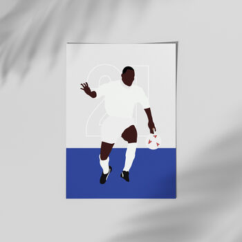 Tony Yeboah Leeds Football Poster, 3 of 3