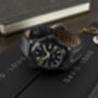 Propulsion Swiss Watch With Heavy Stitch Black Strap, thumbnail 6 of 7