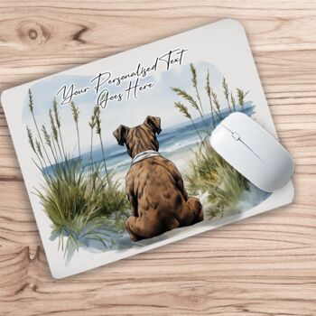 Personalised Boxer Dog Beach Walk Collection, 5 of 7