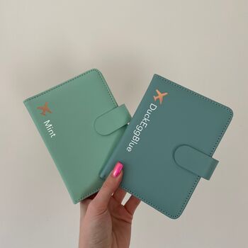 Personalised Travel Organiser Passport Cover, 6 of 9