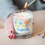 Personalised 30th Birthday Candle With Floral Design, thumbnail 3 of 3
