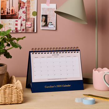 Personalised Traditional 2026 Desk Calendar, 5 of 7