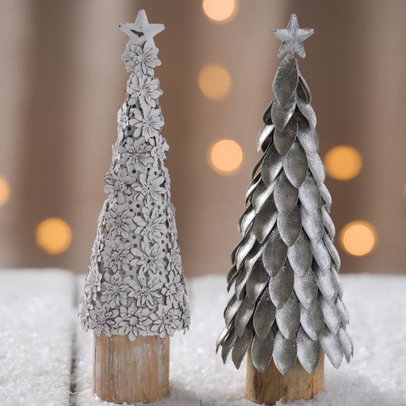 Decorative Metal And Wood Christmas Trees By TheLittleBoysRoom