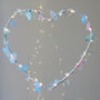 Butterfly Heart Light: Handmade LED Wall Decor Nursery And Bedroom, thumbnail 1 of 6