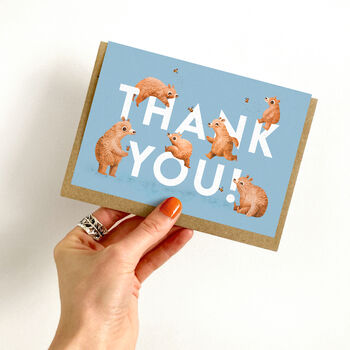 Bear Thank You Card, 3 of 3