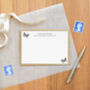 Personalised Butterfly Correspondence Cards, thumbnail 3 of 4