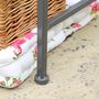 Vintage Grey Arch Backed Garden Bench, thumbnail 8 of 11