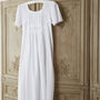 White Cotton Short Sleeve Nightdress 18th Century, thumbnail 1 of 5