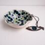 Handmade Ceramic Polka Dot Spot Ring Dish, thumbnail 3 of 5