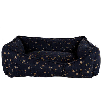 Personalised Navy Star Pet Bed, 2 of 4