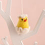 Personalised Mini Hatching Chick Hanging Decoration, thumbnail 3 of 3