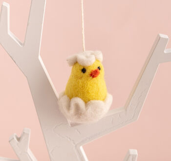 Personalised Mini Hatching Chick Hanging Decoration, 3 of 3