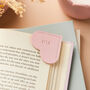 Personalised Heart Shaped Corner Bookmark, thumbnail 1 of 7