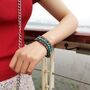 Turquoise Chakra Wrap Bead Bracelet, thumbnail 3 of 7