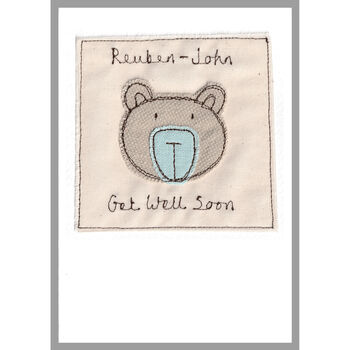 Personalised Bear 1st Or Any Birthday Card For Boy, 10 of 12