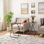 Set Of Two Small Folding Side Table Tray Table, thumbnail 1 of 9