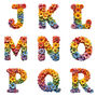 Personalised Flower Alphabet New Baby Teddy Bear, thumbnail 6 of 7