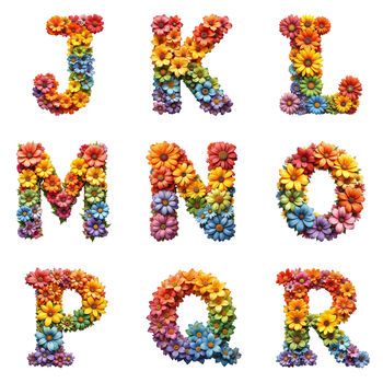 Personalised Flower Alphabet New Baby Teddy Bear, 6 of 7