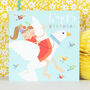 Glittery Dove Birthday Card, thumbnail 3 of 5