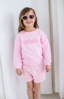 Summer Bubble Name Personalised Embroidered Sweatshirt Jumpers, 5 of 8