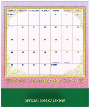 Official Wicked Movie 2026 Personalised Calendar, 4 of 5
