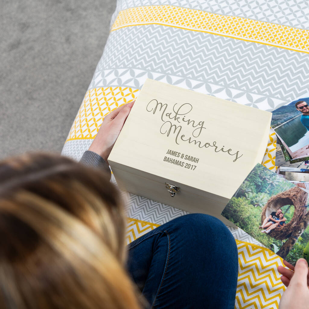 Personalised Making Memories Keepsake Box By Mirrorin